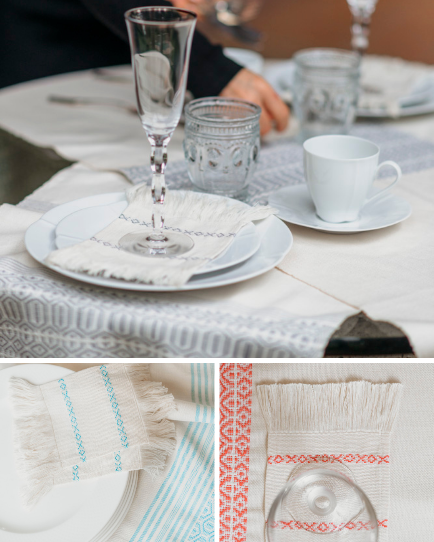 Napkins + Coasters Set