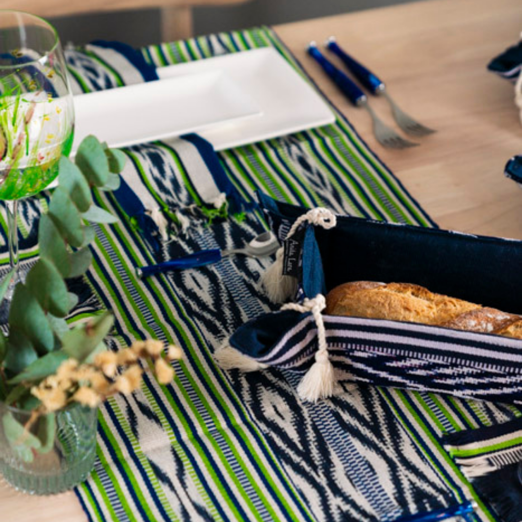 Indigo Bread Basket